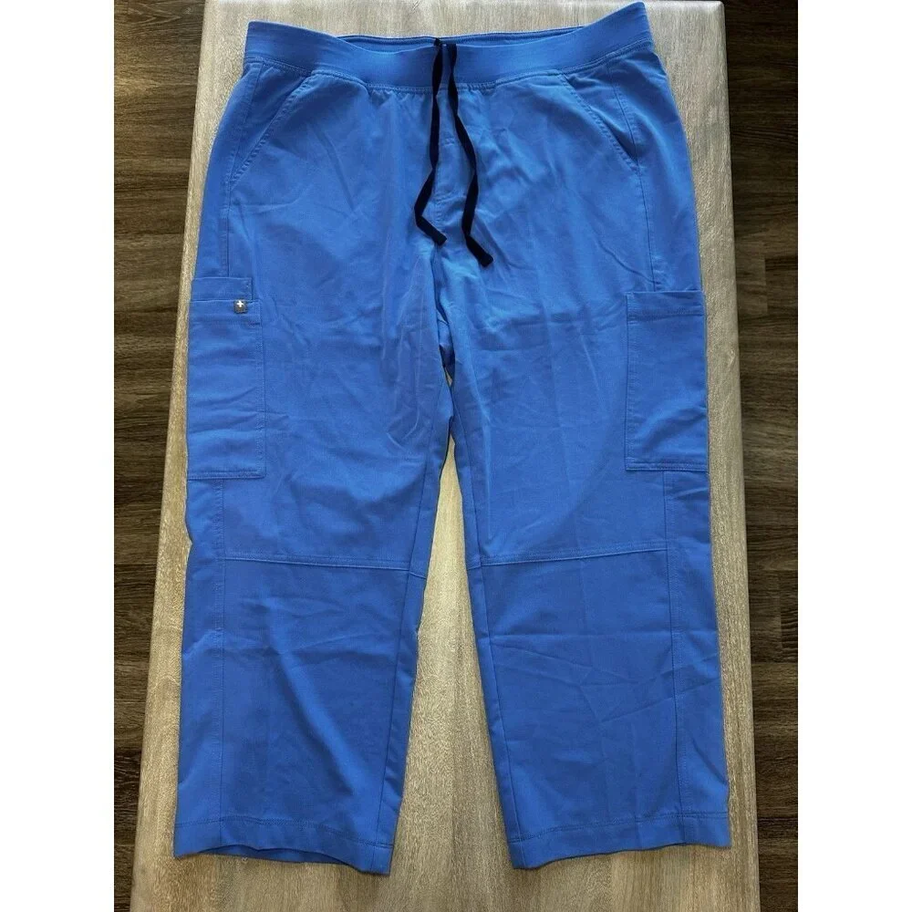 Figs Men's Blue Jogger Sweatpants Set